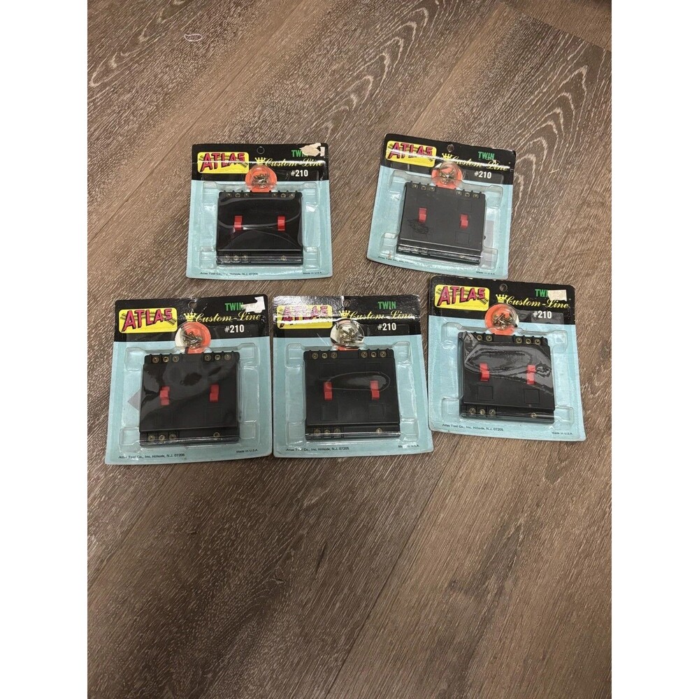 Vintage Atlas Custom-Line No. 210 Switch Control Switches Lot of 5 - NIP w/ Deal